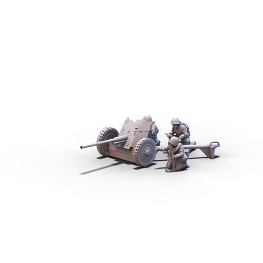 Russia | 45mm AT Cannon | 28mm miniatures