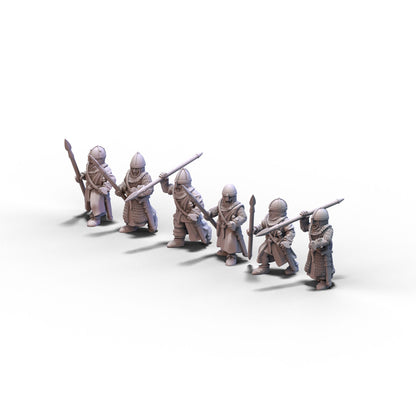 Spain | Spanish Warriors with Spears | 15mm/28mm miniatures