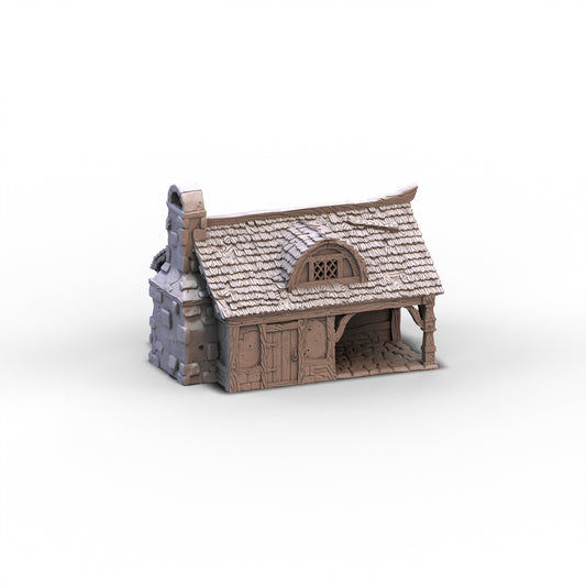 City of Tarok - Cottage and Bakery - Damaged | 10mm