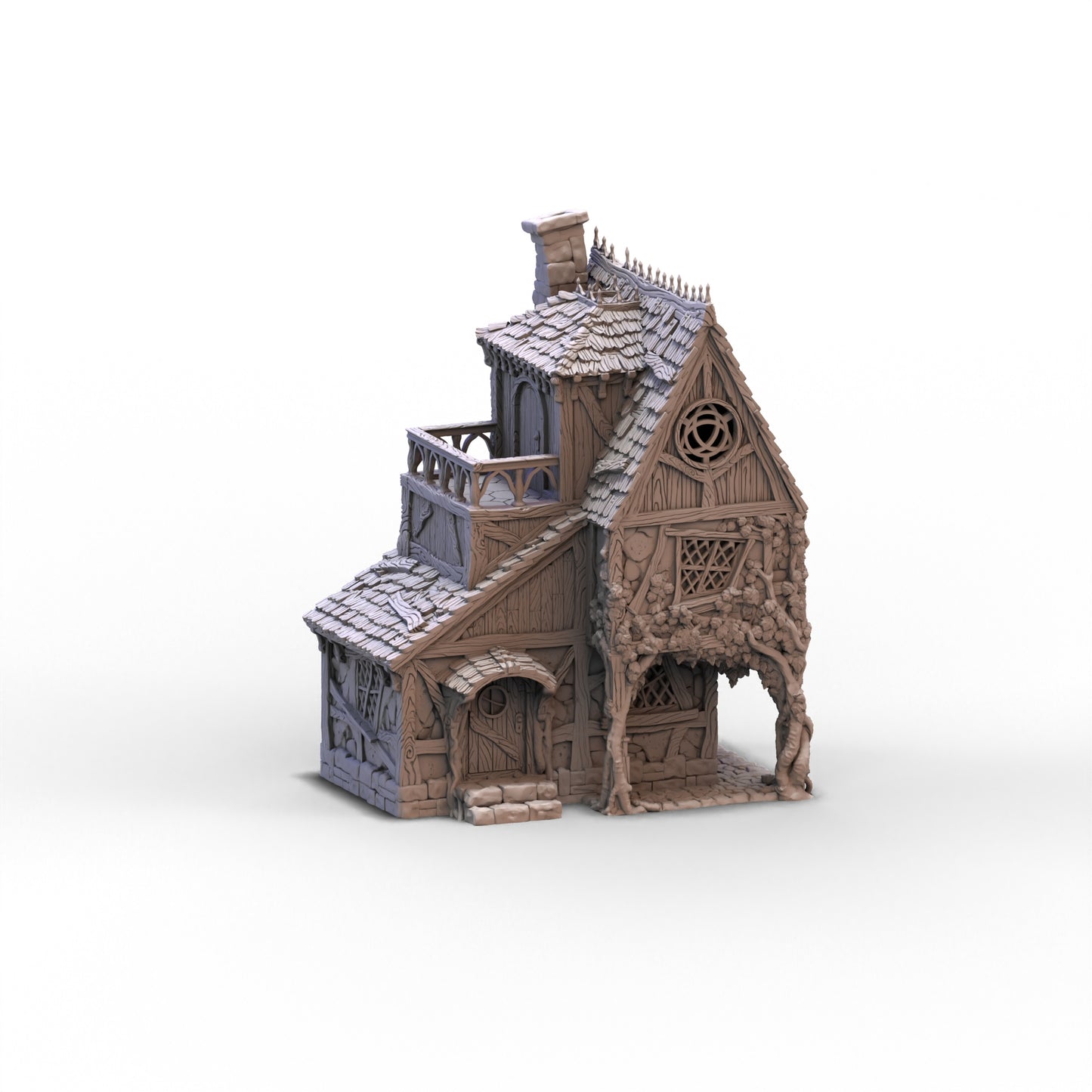 City of Tarok - Healer's House - Ivy - Damaged | 10mm