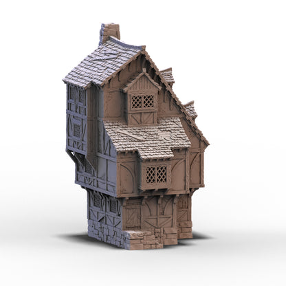 City of Tarok - Medieval Home - Damaged | 10mm