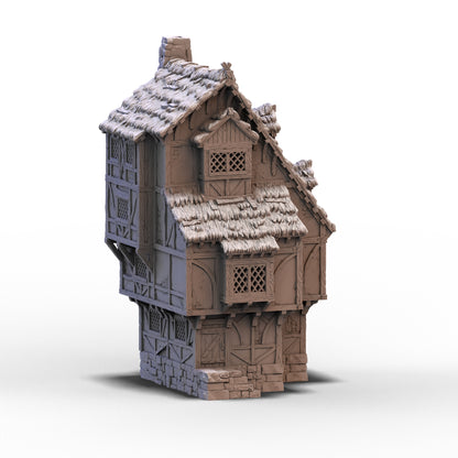 City of Tarok - Medieval Home - Thatched Roof | 10mm