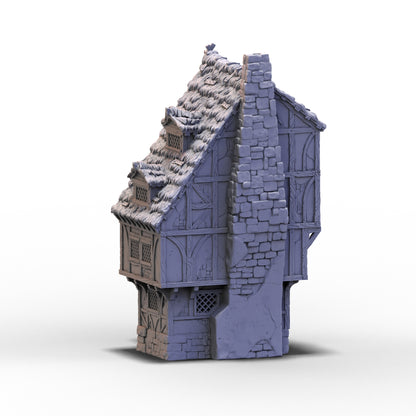City of Tarok - Medieval Home - Thatched Roof | 10mm