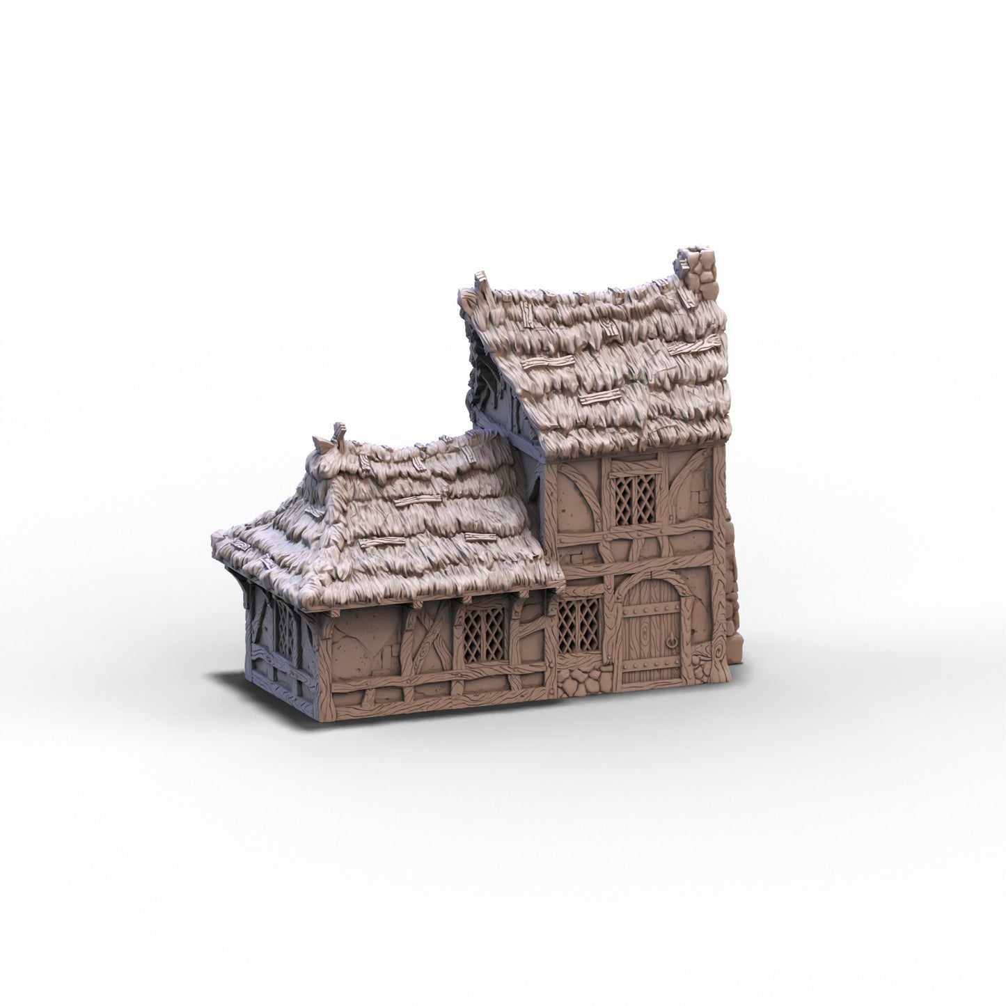 City of Tarok - Small House - Thatched Roof | 10mm