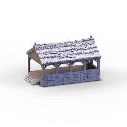 City of Tarok - Washhouse - Thatched Roof | 10mm