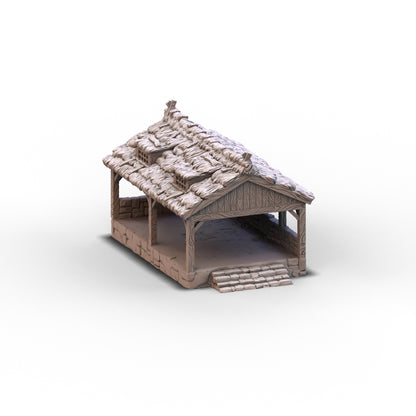 City of Tarok - Washhouse - Thatched Roof | 10mm