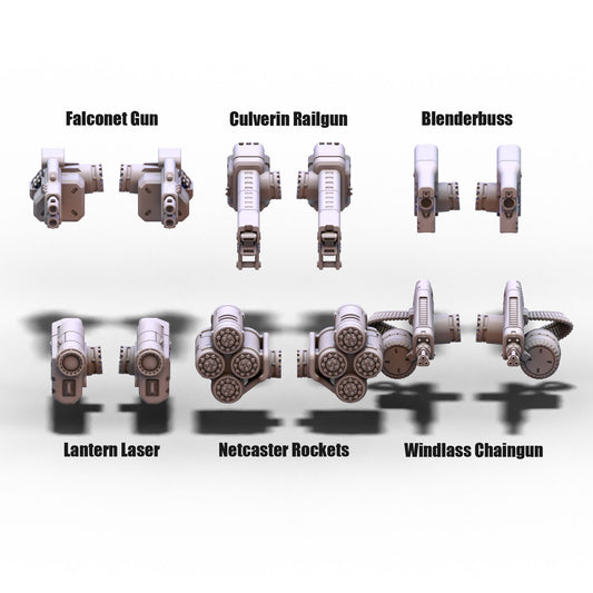 The Corsairs | Ready System Weapon Attachments | 6mm