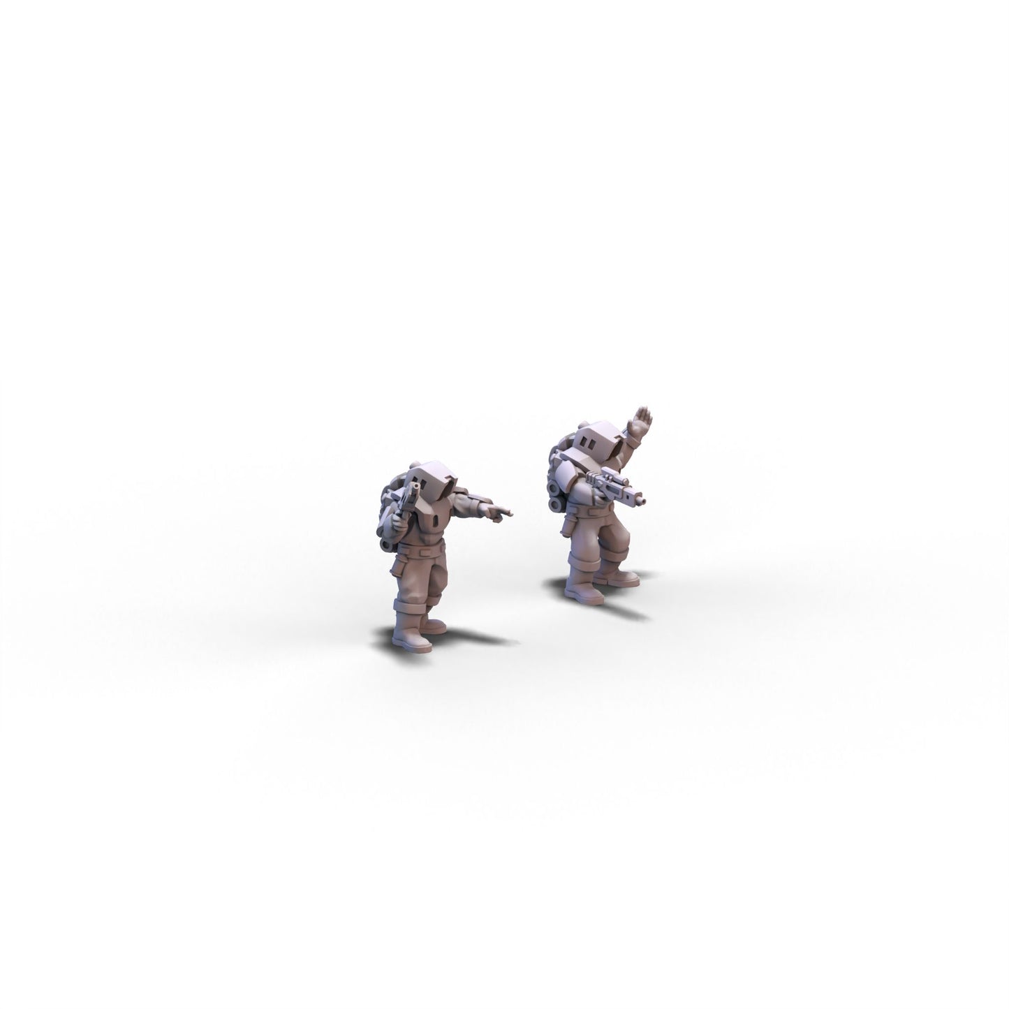 The Conglomerate | Corporate Infantry Officers | 6mm