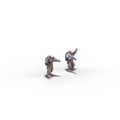 The Conglomerate | Corporate Infantry Officers | 6mm