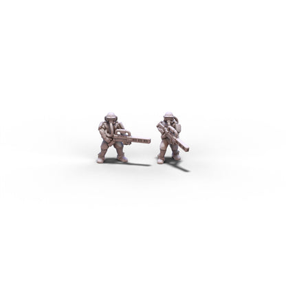 The Enlisted | Infantrymen MMG | 6mm