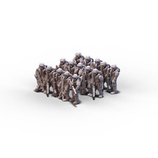 The Enlisted | Infantrymen Transported | 6mm