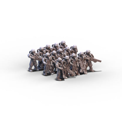The Enlisted | Infantrymen Transported | 6mm