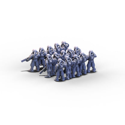 The Enlisted | Infantrymen Transported | 6mm