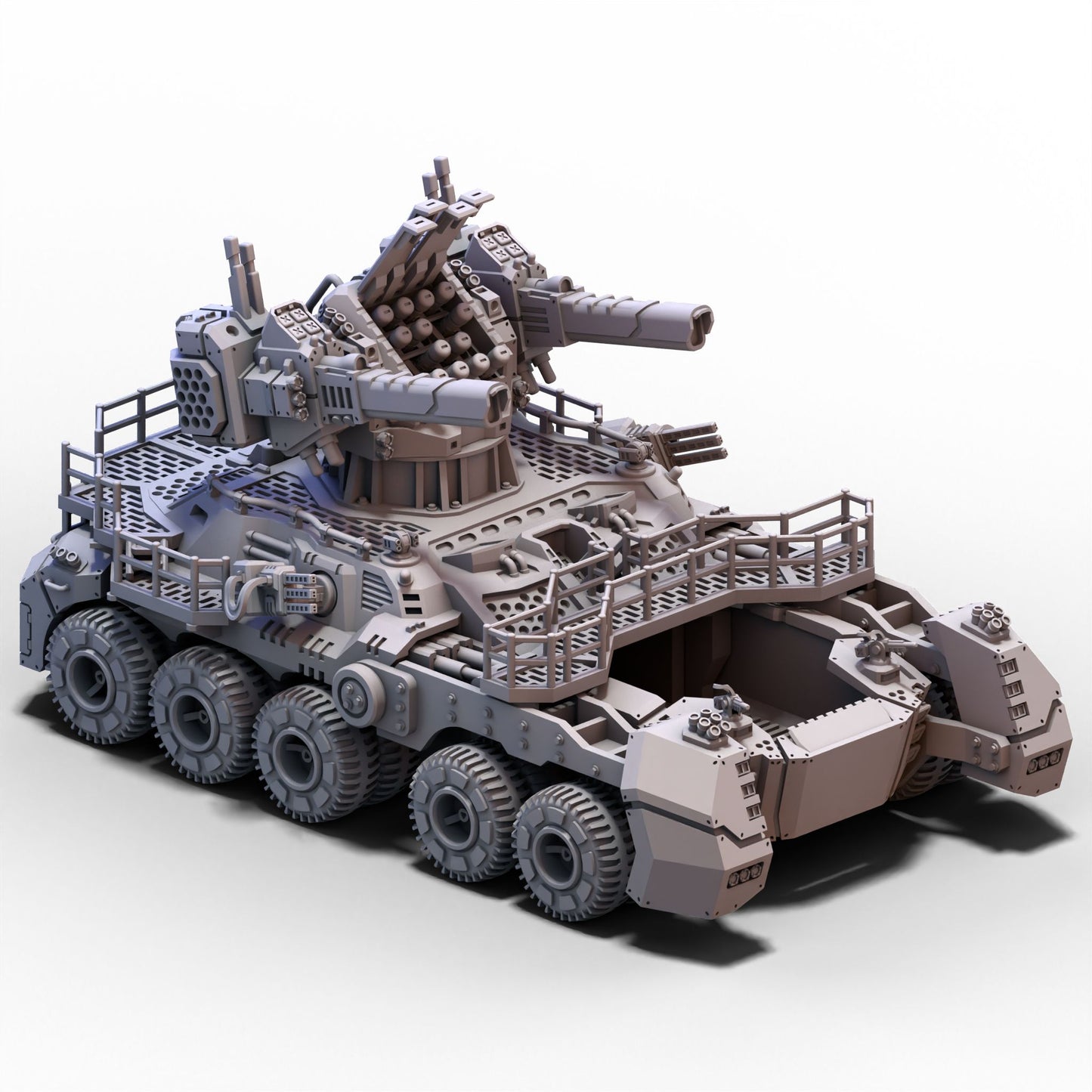 The Enlisted | Land Battleship - Behemoth - Troop Pod Closed | 6mm