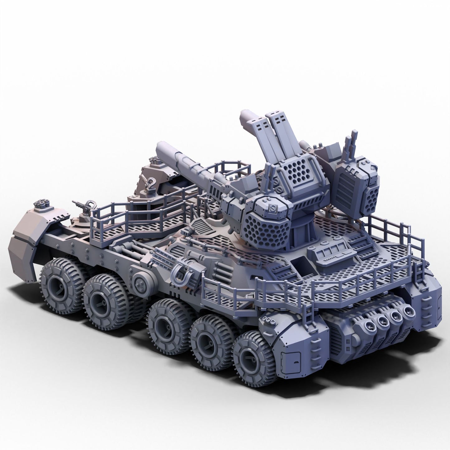 The Enlisted | Land Battleship - Behemoth - Troop Pod Open | 6mm