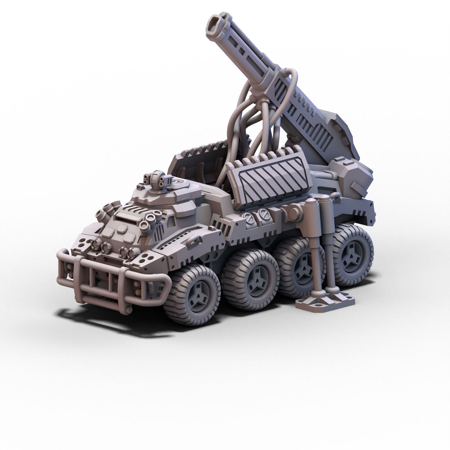 The Enlisted | Self-Propelled Gun Firing | 6mm