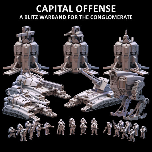The Conglomerate | Blitz Warband - Capital Offense | 6mm
