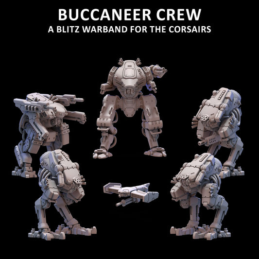 The Corsairs | Blitz Warband - Buccaneer Crew | 6mm