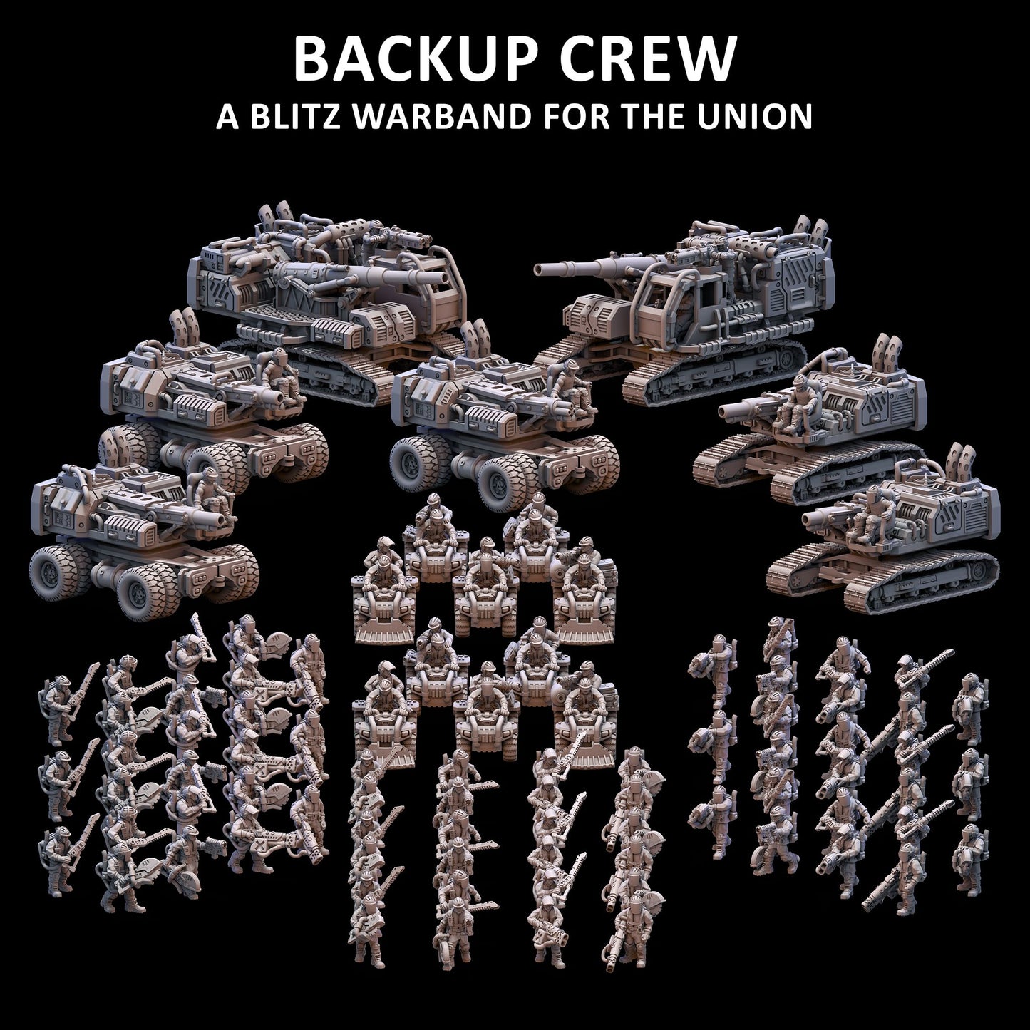 The Union | Blitz Warband - Backup Crew | 6mm