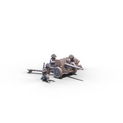 Great Britain | AT Cannon QF 6-PDR | 28mm miniatures