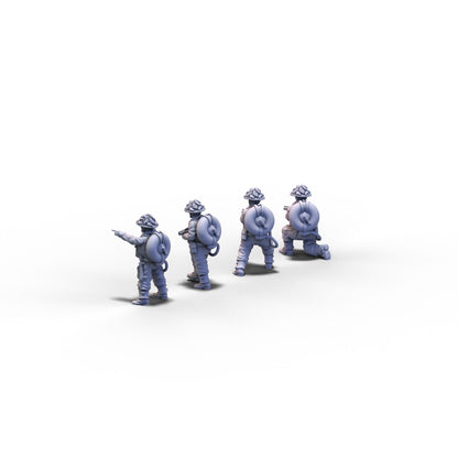 Great Britain | Flamethrowers | 28mm miniatures