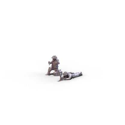 Great Britain | Light Mortar Team | 28mm miniatures