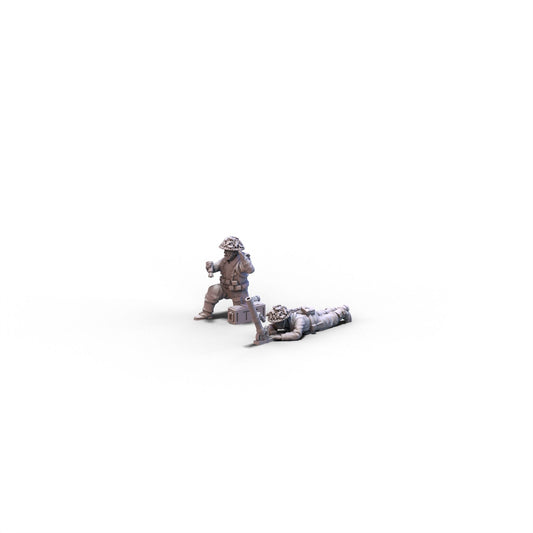 Great Britain | Light Mortar Team | 28mm miniatures