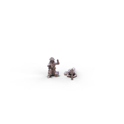 Great Britain | Light Mortar Team | 28mm miniatures