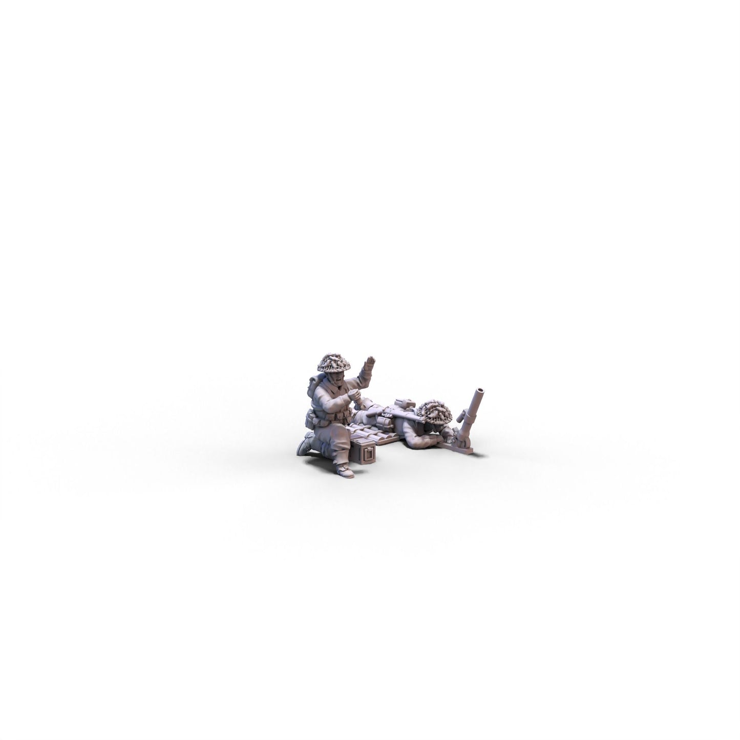 Great Britain | Light Mortar Team | 28mm miniatures