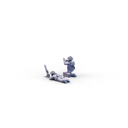 Great Britain | Light Mortar Team | 28mm miniatures