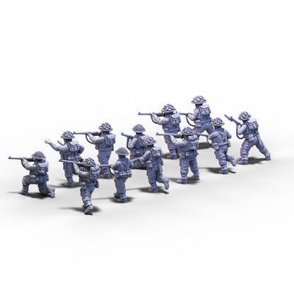 Great Britain | Riflemen (Mid-Late) | 28mm miniatures