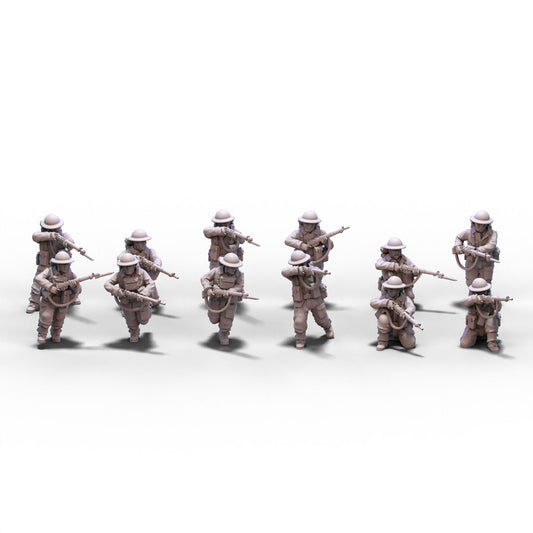 Great Britain | Riflemen | 28mm miniatures