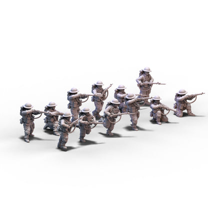 Great Britain | Riflemen | 28mm miniatures