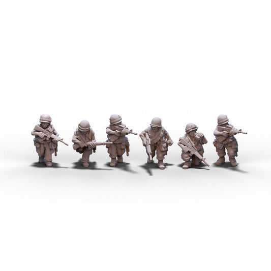 USMC | Rifle Squad 1 (Vietnam) | 15mm/28mm miniatures