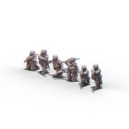 USMC | Rifle Squad 2 (Vietnam) | 15mm/28mm miniatures