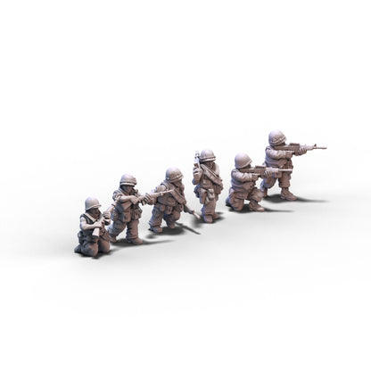 USMC | Rifle Squad 2 (Vietnam) | 15mm/28mm miniatures