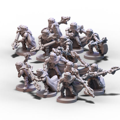 GMO Wars | V-100 Voltaic Guard Bots | 6mm