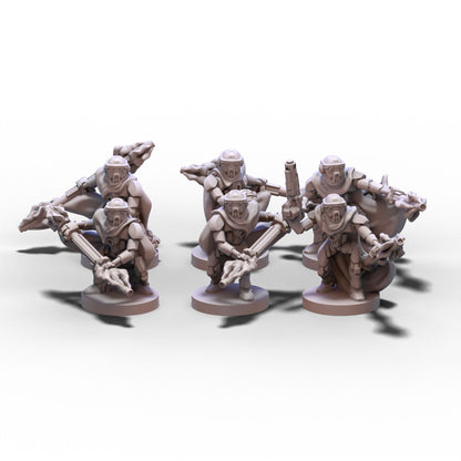 GMO Wars | V-100 Voltaic Guard Bots | 6mm