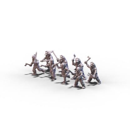 Vikings | Berserkers | 15mm/28mm miniatures