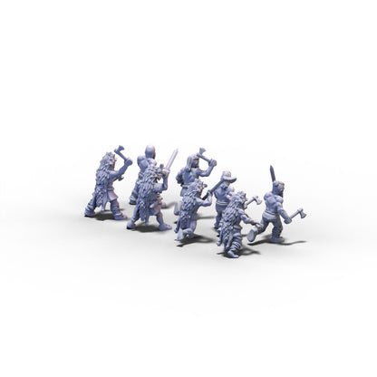 Vikings | Berserkers | 15mm/28mm miniatures