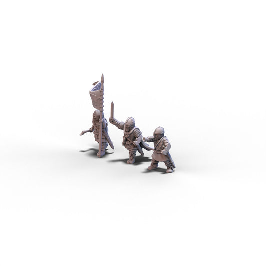 Vikings | Command Group | 15mm/28mm miniatures