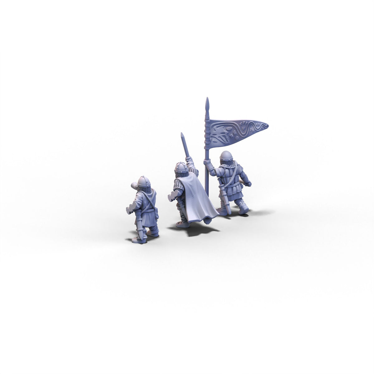 Vikings | Command Group | 15mm/28mm miniatures