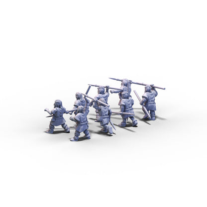 Vikings | Levies with Javelins | 15mm/28mm miniatures