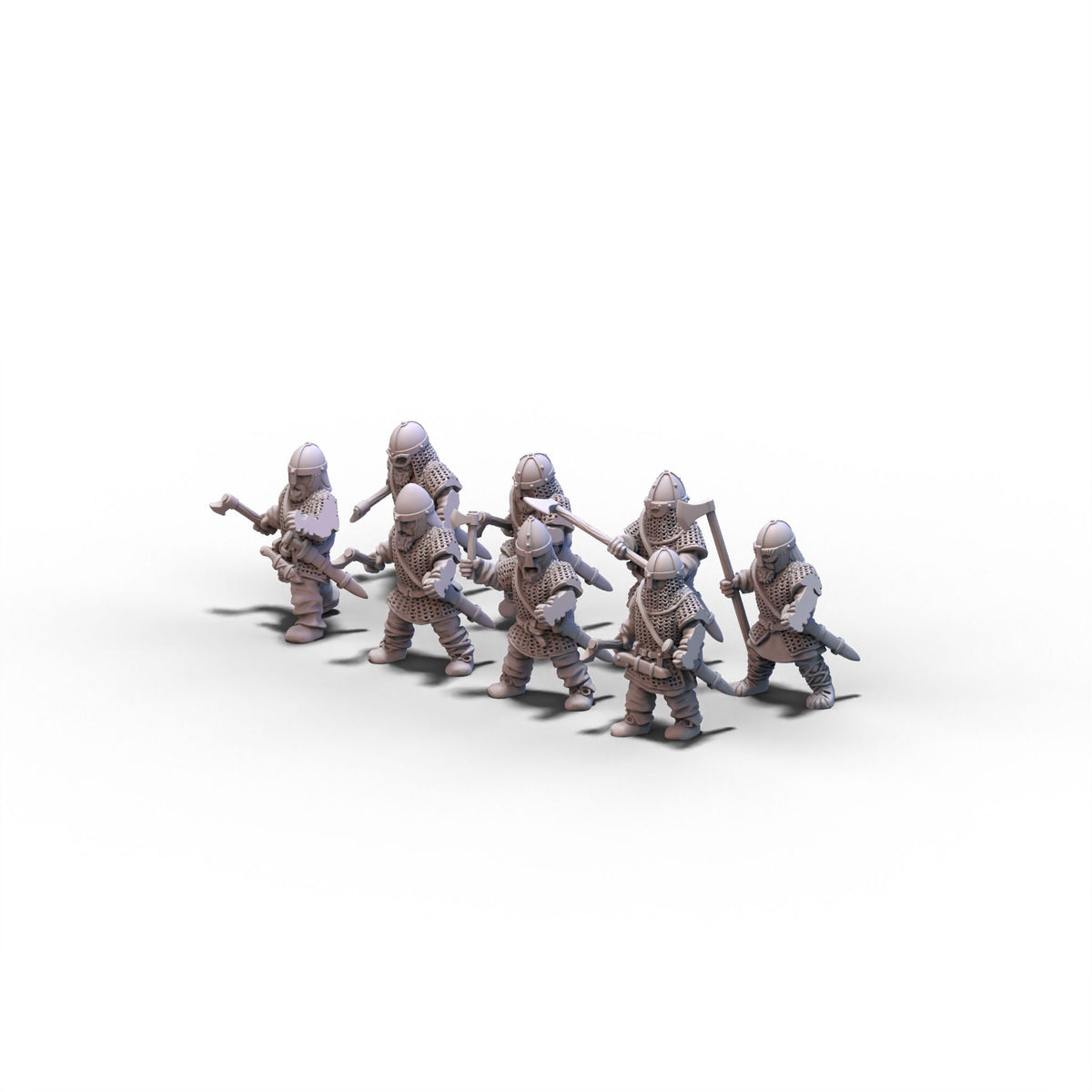 Vikings | Warriors with Axes | 15mm/28mm miniatures