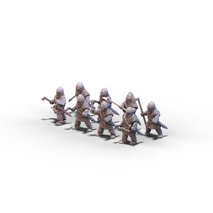 Vikings | Warriors with Axes | 15mm/28mm miniatures