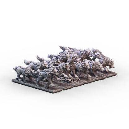 Vampires | Dire Wolves Unit | 10mm/15mm