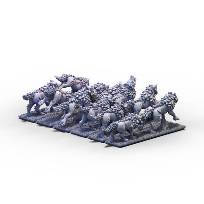 Vampires | Dire Wolves Unit | 10mm/15mm