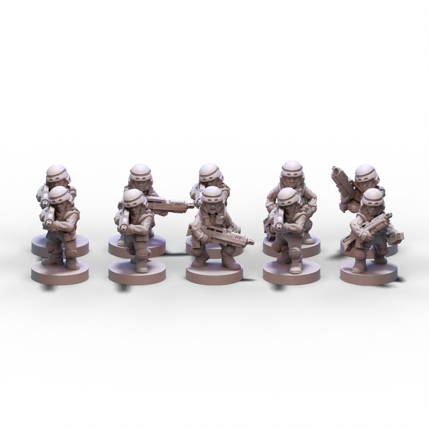 Voidship Troopers | Federal Infantry Squad 2 | 6mm
