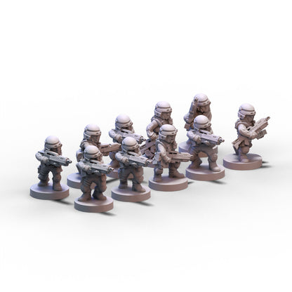 Voidship Troopers | Federal Infantry Squad 2 | 6mm