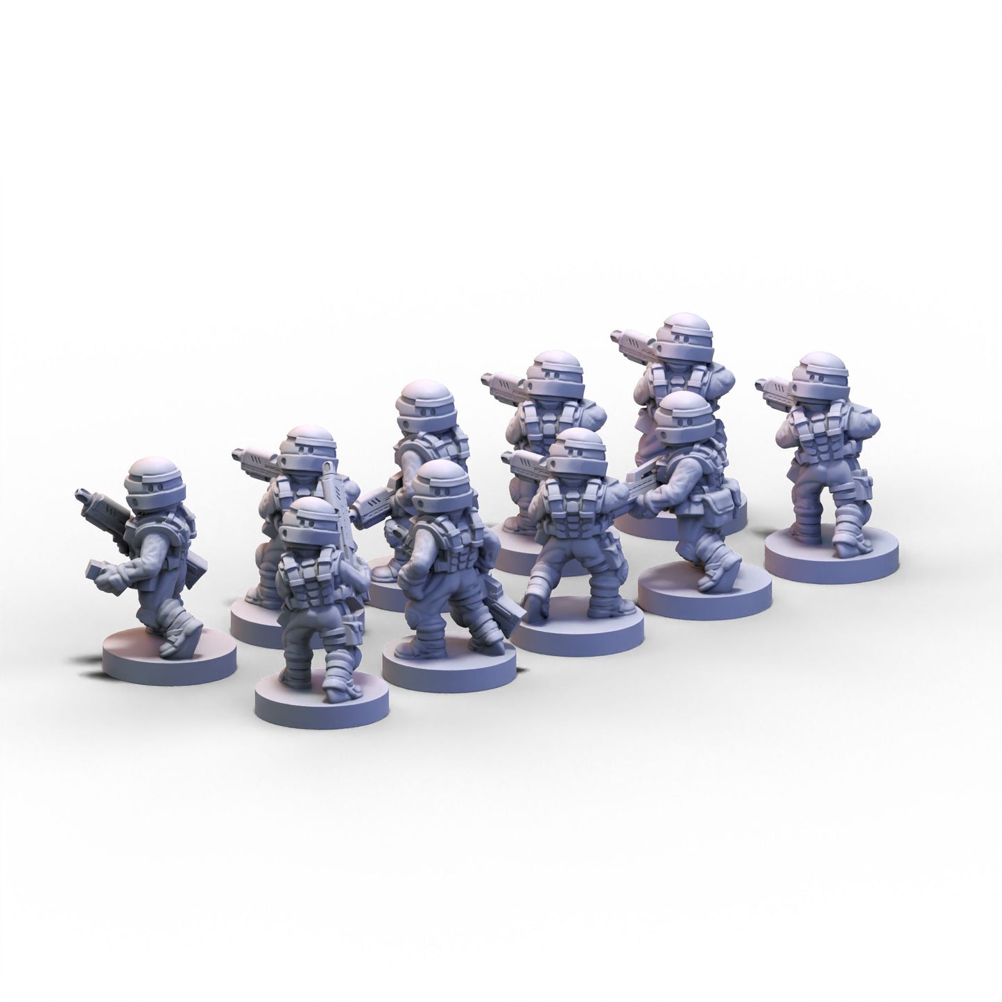 Voidship Troopers | Federal Infantry Squad 2 | 6mm
